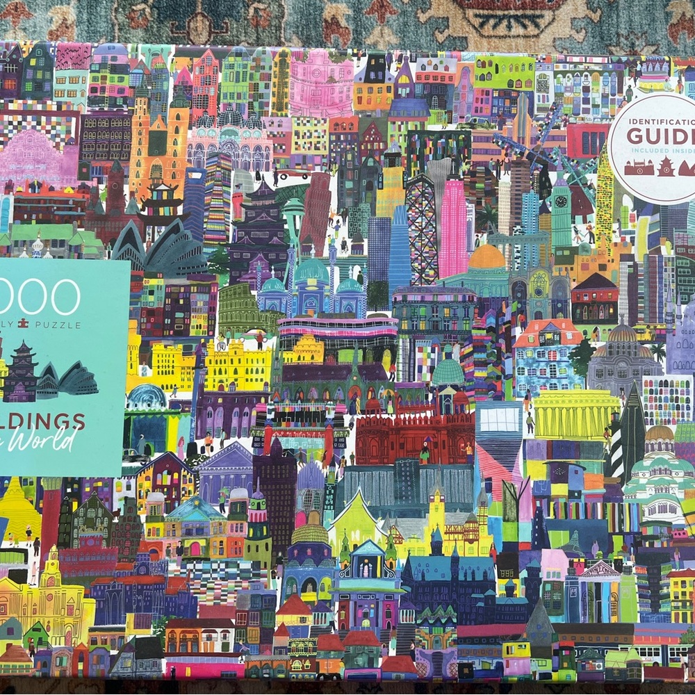 Colorful Cityscape Puzzle